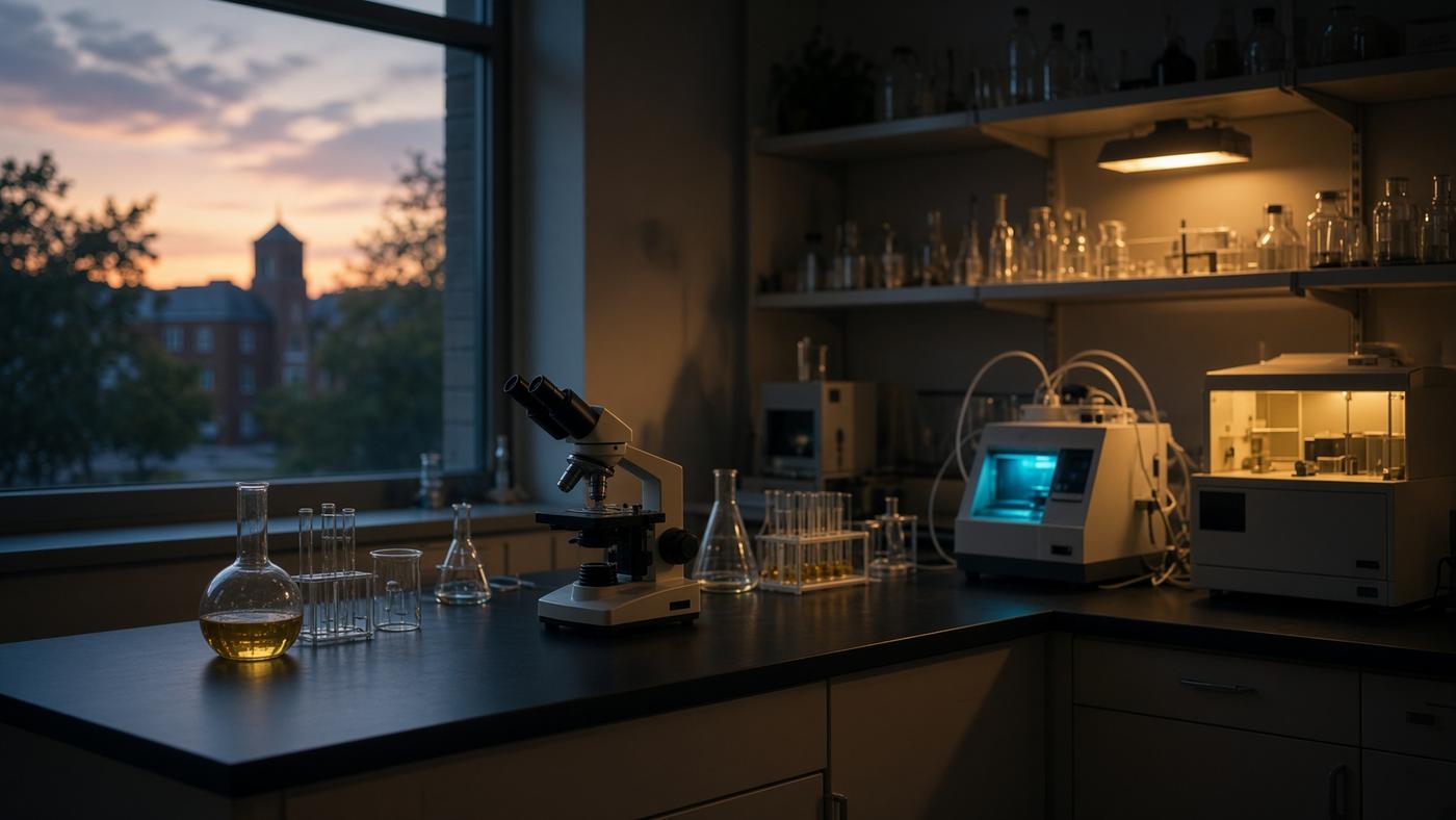 Biomedical research laboratory studying disc degeneration